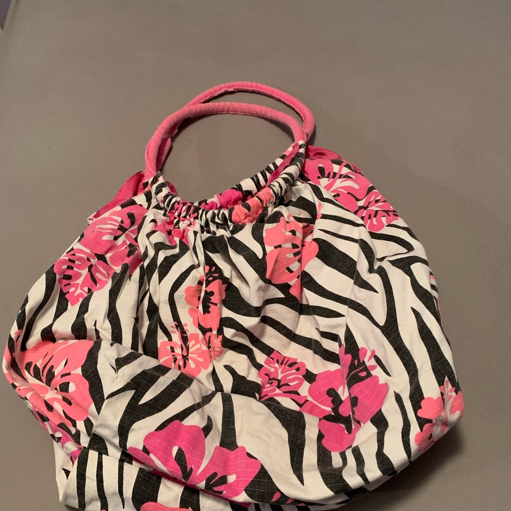 Zebra beach bag